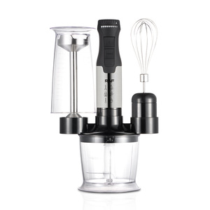 Batidora de Mano de Acero Inoxidable de Alta Calidad, 4 Cuchillas, Perilla de Velocidad, Electrodoméstico de Cocina Eléctrico para Triturar Hielo, Función de Porción Individual - Product Image 2