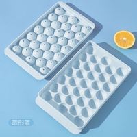 Bac à glaçons avec couvercle et bac de rangement pour congélateur, bac à glaçons en forme de nuggets à démoulage facile avec couvercle anti-fuite