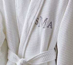 Di lusso Del Ricamo logo 100% Da Bagno In Cotone <span class=keywords><strong>Accappatoio</strong></span> <span class=keywords><strong>Collo</strong></span> <span class=keywords><strong>a</strong></span> <span class=keywords><strong>Scialle</strong></span> Cialda Velluto <span class=keywords><strong>Accappatoio</strong></span> <span class=keywords><strong>con</strong></span> il bianco Piping per 5 stelle hotel Spa - Product Image 5