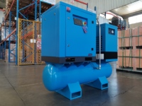 Compresseur d'air à vis à fréquence variable à aimant permanent JKT-7.5YB (quatre-en-un) 8 bars 7,5 kW 10 CV pour usine