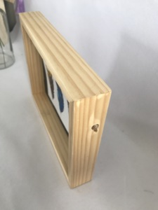 String Clip Photo <strong>Frame</strong> Woodedn Picture Feather Europe Wood Rectangle Clear Lacquer <strong>Shadowbox</strong> Picture <strong>Frame</strong> Deep - Product Image 3