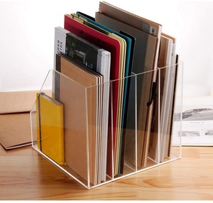 Tùy chỉnh <span class=keywords><strong>Acrylic</strong></span> hiển thị Giá hộp tập tin với ngăn để tổ chức văn phòng của bạn hoặc nhu cầu lưu trữ nhà - Product Image 3