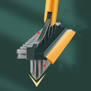 Cepillo de limpieza de inodoro de acero inoxidable XL multifuncional con <span class=keywords><strong>mango</strong></span> largo <span class=keywords><strong>estropajo</strong></span> de esquina de piso de cocina para uso de huecos - Product Image 1