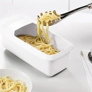 Caja de Plástico Reutilizable para Pasta, Vaporera de Verduras para Microondas, Cocción de Fideos y Pasta con Colador, Accesorios de Cocina - Product Image 4