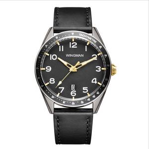 Montres mécaniques automatiques sur mesure de la marque WINGMAN, avec lunette TACHYMETRE, super lumineuses, en matériau C1/C3 - Product Image 6