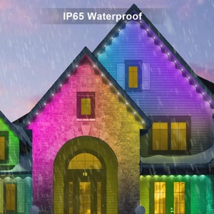 Luces LED Permanentes para Exteriores de 100 pies con Múltiples Modos de Color, Control por Aplicación Inteligente RGBIC - Product Image 5