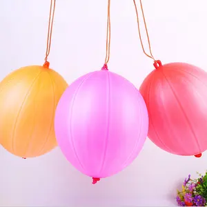 批发定制橡胶彩色气球18英寸8g乳胶打孔气球玩具