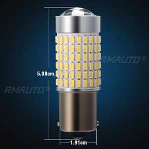 2 Bombillas LED SMD 144 1156 1073 1093 1129 1141 1159 1295 1459 1619 1651 1680 7506 BA15s S25 para Luz de Señalización de Giro de Coche DC12-24V - Product Image 6