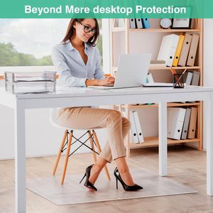 Alfombrilla transparente para escritorio, alfombrilla transparente Extra grande para escritorio de ordenador, Protector de escritorio de plástico, alfombrilla de escritura de PVC, Mantel Individual impermeable para mesa - Product Image 3