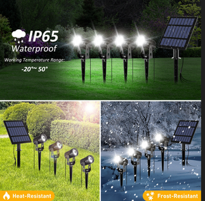 Projecteur solaire LED extérieur 3000K/6000K/RGB, éclairage de jardin, IP65 étanche, alimentation murale, FX-SOSG017, lumière solaire LED FX-SOSG017 - Product Image 6