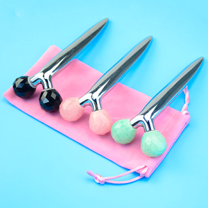 Rullo per Massaggio <span class=keywords><strong>Viso</strong></span> 3D in <span class=keywords><strong>Pietra</strong></span> Naturale, Strumento per la Cura della Pelle a Forma di V - Product Image 4