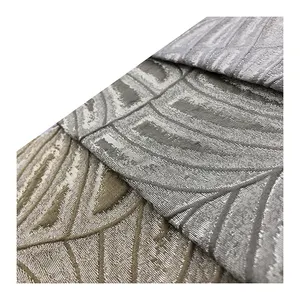 Large Leaf Pattern Sofa Fabric Linen for Upholstery Fabrics Sofa Home Textile from China Factory