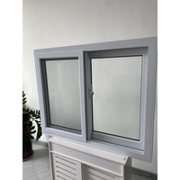 Fenêtre coulissante horizontale en PVC étanche à l'air, profil multi-chambres, isolation thermique, anti-poussière, pour extérieur, hôtels, appartements