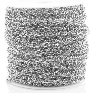 Twisted Chain Stainless Steel Figure Eight Link Chain For Bracelets Necklaces <b>Anklets</b> Waist Chains Unisex Jewelry DIY - Product Image 5