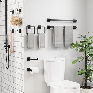 Accessori <span class=keywords><strong>Bagno</strong></span> in Acciaio Inox per Hotel, Set Portasciugamani da Parete, <span class=keywords><strong>Porta</strong></span> Carta Igienica - Product Image 2