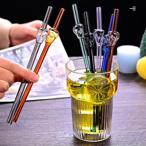 <span class=keywords><strong>Paille</strong></span> <span class=keywords><strong>de</strong></span> décor <span class=keywords><strong>de</strong></span> crâne <span class=keywords><strong>de</strong></span> <span class=keywords><strong>paille</strong></span> en <span class=keywords><strong>verre</strong></span> <span class=keywords><strong>de</strong></span> Borosilicate élevé pour les ustensiles <span class=keywords><strong>de</strong></span> barre <span class=keywords><strong>de</strong></span> fête d'halloween - Product Image 5