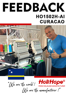 Holihope nhà máy động cơ servo 15 kim 4 đầu Máy thêu vi tính 3D mũ áo thun nhà phẳng so với anh trai tajima - Product Image 2