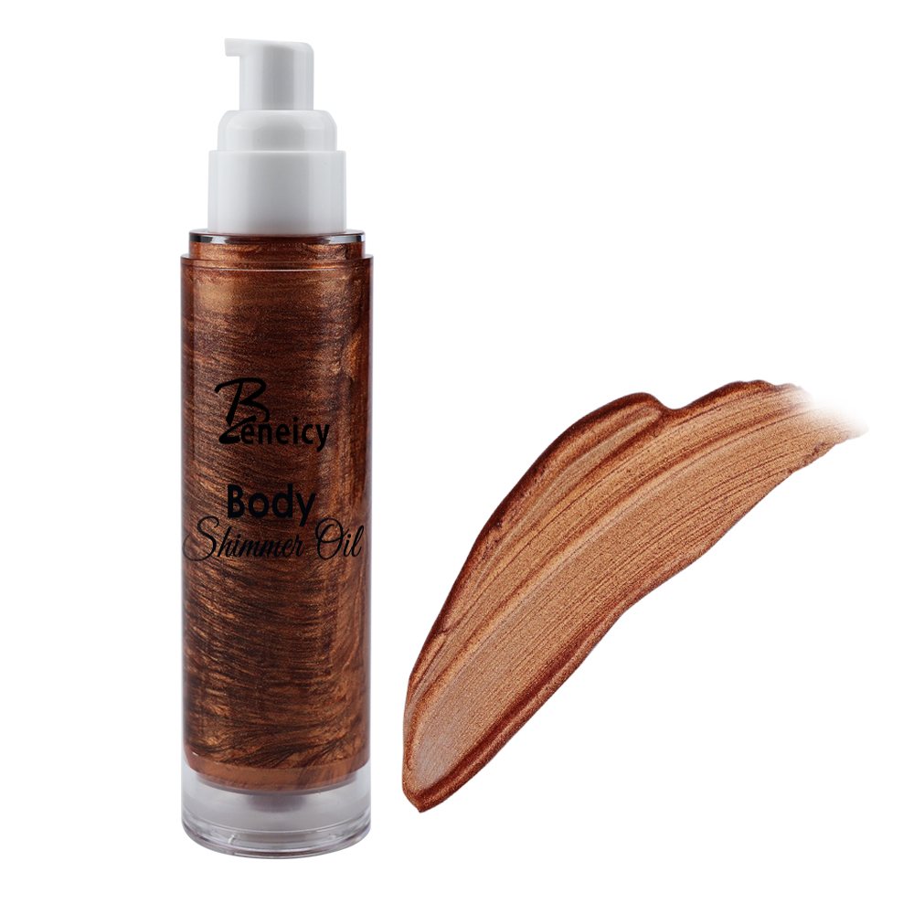 Фирменная торговая марка ZPM OEM/ODM, сияющая жидкость для загара, осветляющая жидкость, макияж, мерцающее масло для тела, органическое мерцающее масло