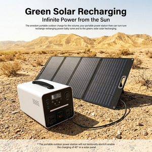 1500W High Power Portable Station Pure Sine Wave <b>Solar</b> <b>Generator</b> 220V AC USB-C Emergency Backup Camping Home A151536 <b>Solar</b> Power - Product Image 1