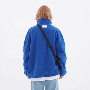 Felpa da uomo in pile 3/4 con cappuccio da uomo in pile polare Unisex personalizzata - Product Image 3