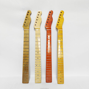 Accesorio para guitarra eléctrica (acabado brillante) TL21 Traste 6 cuerdas Cuello de 4 colores para mano derecha Cordal con patrón de tigre integrado - Product Image 1