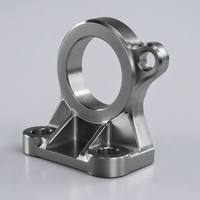 Soporte de Montaje Industrial Mecanizado por CNC de Precisión Personalizada, Base de Soporte de Acero Fundido de Alta Resistencia