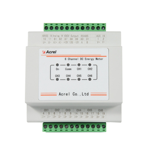 Contatore di Energia DC Acrel ACM16-DETT per Stazioni Base 5G, Misura 6 Circuiti, Lettura in Tempo Reale IOT, Montaggio su Guida DIN, RS485 - Product Image 3