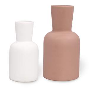 Jarrón de Cerámica Rosa de Diseño Moderno y Minimalista de Alta Calidad, Jarrón de Porcelana Simple para Jardín, Hogar, Decoración Mediterránea - Product Image 5