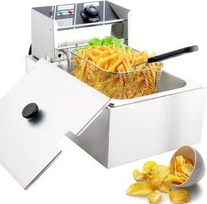 2500 W Frying Machine for KFC French Fries Potato Chips Chicken Commercial Home Use Electric Deep Fryer