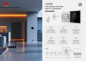 Panel Maestro de Pantalla de Pared Sunricher DALI de 4 Pulgadas, Compatible con el Programador de Horarios Biónicos, Configuración de Tareas, Pantalla + Software para PC <span class=keywords><strong>DT7</strong></span> - Product Image 6