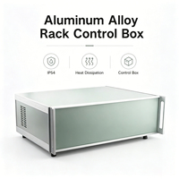 Boîtier de commande en alliage d'aluminium avec protection IP54 et trous de ventilation, coffret électrique industriel pour l'automatisation, marque Bxkt