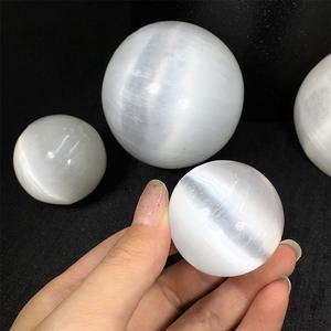 Esfera de Cuarzo Natural Marroquí, Figura Decorativa de Lujo, Adorno, Pieza de Juego, Cristal Energético para Puerta - Product Image 4