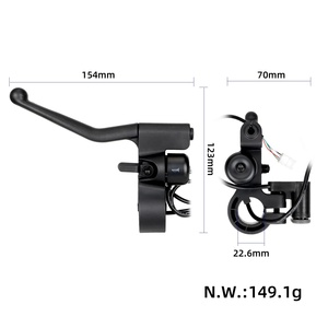 Palanca de Freno Izquierda Original para Patinete Eléctrico Xiaomi 6, Juego de Manillar de Freno con Campana, Palanca de Freno Izquierda para Patinete Mi 6 - Product Image 2