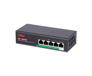 Commutateur PoE intelligent 10/100M avec 4 ports RJ45 10/100M + 1 port Uplink 10/100M pour utilisation CCTV - Product Image 2