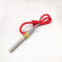 Allumeur céramique pour poêle à granulés - 300W, diamètre 89/94mm, filetage 11.5mm 3/8 avec bornes