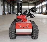 Ce robot de lutte contre les incendies est utilisé pour l'extinction des incendies et les opérations de sauvetage d'urgence.