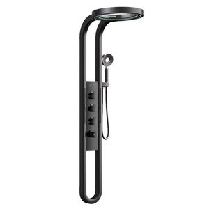 <span class=keywords><strong>Douche</strong></span> moderne <span class=keywords><strong>de</strong></span> luxe en acier inoxydable 304, thermostatique, pluie LED, température numérique, multifonctionnelle, écran <span class=keywords><strong>de</strong></span> <span class=keywords><strong>douche</strong></span>, ensemble <span class=keywords><strong>de</strong></span> <span class=keywords><strong>douche</strong></span>, pluie douce - Product Image 6