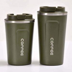304 Stainless Steel <b>Coffee</b> Mug Portable Car Thermos Business Office Gift Dual-Drink Mug - Product Image 3