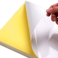 Autocollant d'étiquette en papier auto-adhésif A4 personnalisé haut de gamme pour imprimante permanente pour une utilisation express du logo de marque emballé dans un carton