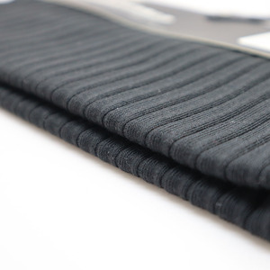 中国供应商弹力针织340gsm重量级罗纹棉涤纶氨纶宽罗纹女式针织面料定制 - Product Image 3