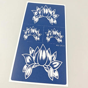 Commercio all'ingrosso riutilizzabile Stencil per <span class=keywords><strong>tatuaggio</strong></span> autoadesivo trasferisce schermo di seta a rete Micro-rete-funzione temporanea - Product Image 2