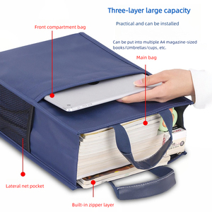 Nhà Máy Bán Buôn Kinh Doanh Cặp G A4 Flap Lưu Trữ Túi Tài Liệu Tập Tin Nghiên Cứu Văn Phòng Phẩm Đơn Giản Thanh Lịch Danh Mục Đầu Tư Tập Tin Thư Mục - Product Image 4