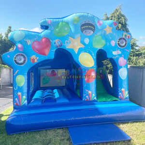 Castillo inflable comercial para fiestas, castillo hinchable para niños con tobogán. - Product Image 3
