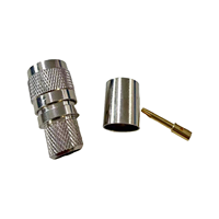 Connecteur RF mâle RP-TNC-C-J7 de style populaire, connecteur de type RP-TNC pour câble 50-7