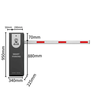 Zento çin bariyer kapısı üretici güvenlik RFID kart araç erişim kontrolü en iyi fiyat bariyer kapısı - Product Image 2