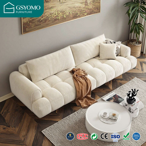 Divano Sezionale Moderno a Due Posti Trapuntato, Set di <span class=keywords><strong>Mobili</strong></span> per Soggiorno Cloud, per Casa o Appartamento, Certificato ISO9001 CE ROSH - Product Image 1