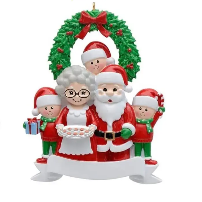 Acrílico Natal decorativo casa plana decorações Boneco De Neve pendurado árvore plana carro ornamento pingente