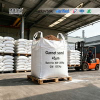 Sable de grenat pour préparation de surface, de qualité supérieure, à structure dense et uniforme, bords vifs, élimination rapide, certifié ISO 9001, commande en gros