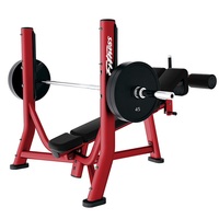 Banc de déclin de dispositif d'entraînement lourd de machine de force d'utilisation de club de gymnase d'équipement de forme physique commerciale