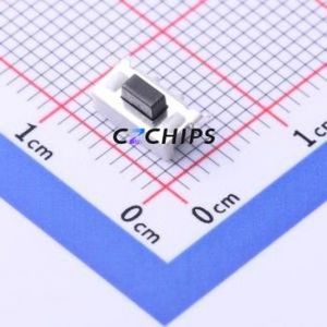 YTS1C0033BBG11 Tactile Switch SMD Switch Single Pole Single Throw Rectangle Button 2.6N Horizontal Mount - Product Image 1